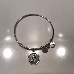 Alex and Ani "A" bangle